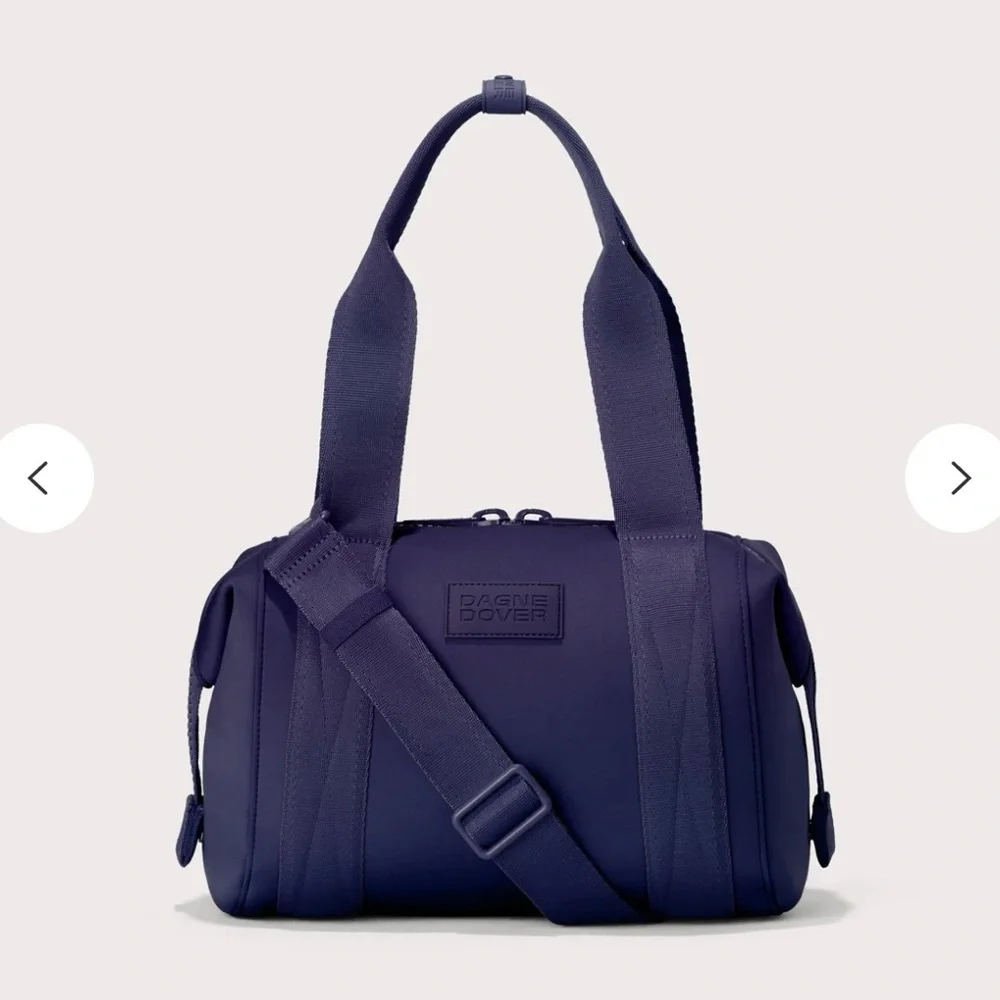 Dagne Dover-MEDIUM LANDON NEOPRENE CARRYALL BAG, Storm Color. NWOT. - Picture 1 of 9